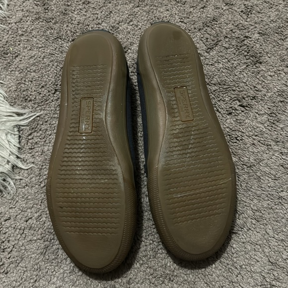 Sperry Slip On Shoes-Wmns Sz 9-Navy-EUC - Picture 14 of 15